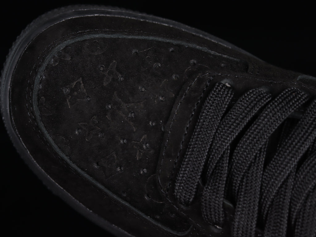 Air Force 1 Mid – LV Black Monogram Edition